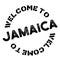 Jamaica typographic stamp