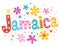 Jamaica vector lettering decorative type