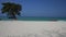 Jamaican beach and turquoise sea