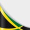 Jamaican flag background. Vector illustration.