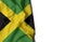 jamaican wrinkled flag, space for text