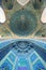 Jameh Mosque, Masjed-i Jame\' Mosque, Yazd, Iran. Ceiling view.