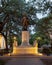 James Edward Oglethorpe monument in the Chippewa Square