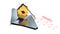 James Webb Space Telescope on white background