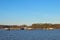 Jamestown-Scotland Ferry docks from the James River