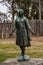 Jamestown, Virginia - March 27, 2018: Pocahontas Statue, by William Ordway Partridge, erected in 1922, representing