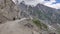 Jammu and Kashmir, India - June 16 2019: Dangerous high altitude roads of Zojila Pass