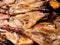 Jamon meat. Jamon Serrano - Traditional Spanish ham Iberico may