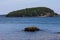 ,  - Jan 01, 1970: Landscape of small islands in Frenchman Bay at Bar Harbor, Maine, USA