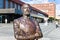 Jan Perner statue, Main railway station National cultural landm