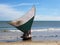 Jangada small sailboat on the beach, Brazil