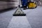 Janitor Cleaning Carpet