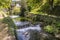 Jantra river in Open Air Ethnographic Museum Etar in Bulgaria