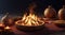 January 13, a fire is burning, a sacred bonfire, traditional treats