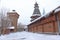 January 20, 2022. Moscow, Russia: Kremlin in Izmailovo. A Russian-style terem