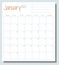 January 2022 calendar month planner with To Do List, week starts on Sunday