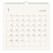 January 2023 calendar page on white background. Calendar background for reminder, business planning, appointment meeting and event