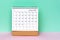 January 2023 desk calendar