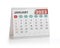 January 2023 Desk Calendar