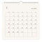 January 2024 calendar page on white background. Calendar background for reminder, business planning, appointment meeting and event