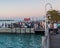 January 26,2017 Key West, FL. People gathering at Mallory Square for sunset celebration