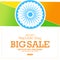 January 26, Republic Day of India Big Sales Offer with the tricolor flag of India