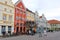 January 28 2023 - Greifswald, Germany: Cityscape of the historic Hanseatic city