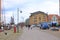 January 28 2023 - Greifswald, Germany: The harbor with wooden sailboats in historic city of Greifswald