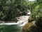 January 7, 2016, Itatiaia, Rio de Janeiro, Brazil, Itaporani Waterfall in the middle of the forest of Itatiaia National Park.