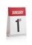 January Month Days Calendar First Day