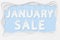 January sale text