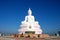 January04, 2009 - Lopburi, THAILAND: Big white buddha statue on