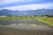 Japan Alps and paddy field