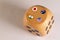 Japan,australia,usa and india Quad plus countries flags paint over on wooden dice
