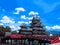 Japan castle pixel art