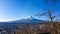 Japan - Distant view on Mt Fuji