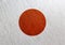 Japan flag, vintage, retro, scratched, Steel background.