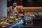 Japan food restaurant belt buffet and chef