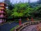 Japan Garden in The Great Asia-Africa Park with rainy mood