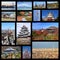 Japan landmarks collage