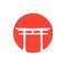 Japan Logo Design. Vector illustration flat design.