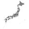 Japan - map of prefectures