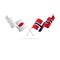 Japan and Norway flags. Vector illustration.