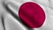 Japan Satin Flag. Waving Fabric Texture of the Flag of Japan, Real Texture Flag