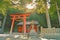 Japan Shrine at arai is a small town in Nagano Prefecture Japan