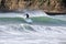 Japan Surf, a man surf many waves on many Surf boards during sunrise and sunset in a blue ocean. Surfing In Japan