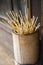 Japan Takayama Skewers for Japanese dumplings (Dango) in wooden bucket