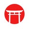 Japan Torii gate logo