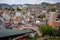 Japan. The view from the hill on the city of Nagasaki.