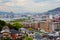 Japan. The view from the hill on the city of Nagasaki.